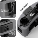 Socool 20000mAh Portable Waist Fan Clip on Wearable Belt Personal Fan - Image 5