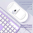 Wireless Keyboard and Mouse Combo, Lovaky 2.4G Full-Sized Ergonomic Keyboard - Image 3