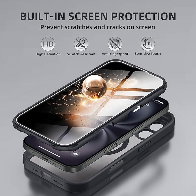 BERFY Magnetic for iPhone 16 Case, Compatible - Image 4