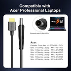 330W Acer Predator GaN Laptop Charger, PD 3.0 Fast Charging Adapter - Image 5