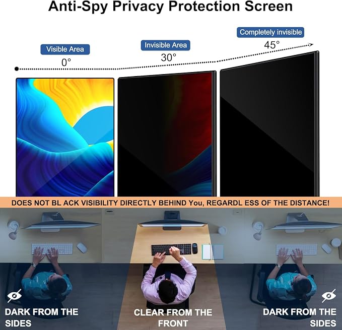 24 Inch Computer Privacy Screen Shield - Image 3