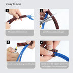 CrocSee 25ft - 1/2 inch Braided Cable Management Sleeve Cord Protector - - Image 6