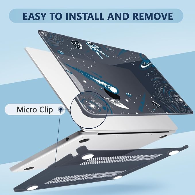 Compatible with MacBook Air 15 inch Case, M4 A3241/M3 A3114/M2 A2941, Hard Shell - Image 3
