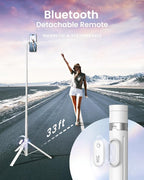 KraftGeek Tripod for iPhone, 66” JustTap Phone Tripod, Selfie Stick Cell Phone - Image 7