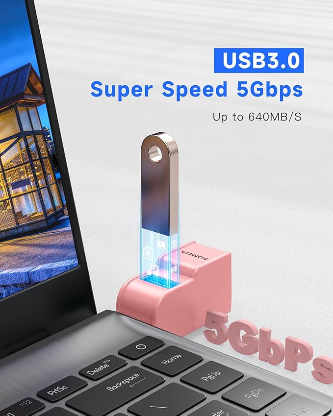 3 Ports USB 3.0 Adapter, USB Hub - Image 3