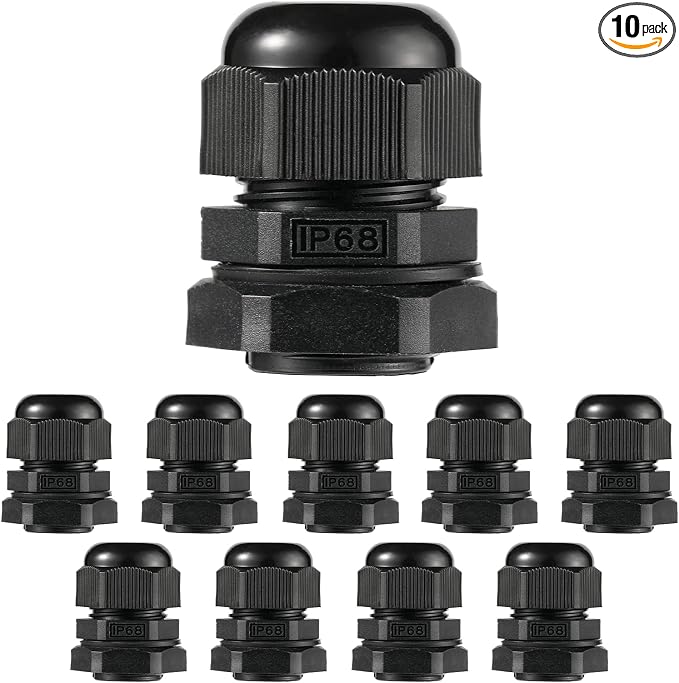 PENGLIN Cable Glands 1/2" NPT Nylon Cable Connector, Strain Relief Cord by PENGLIN