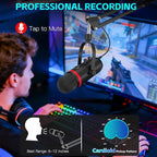 ZealSound Podcast Microphone for PC/Mac/iPhone – USB Studio Mic - Image 4