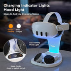 YOGES Charging Dock for Meta Quest 3S, Quest 3 Fast Charging Station - Image 7