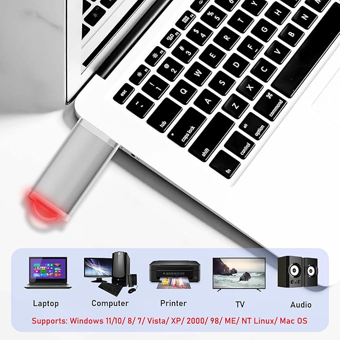 1GB USB Flash Drives 20 Pack, Memorias USB Thumb Drive 2.0 Memory Stick Fat Zip - Image 3