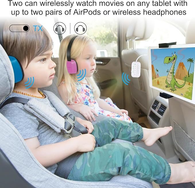 2025 Upgraded Pro Bluetooth 5.4 Transmitter Receiver, 2-in-1 Airplane Wireless - Image 4