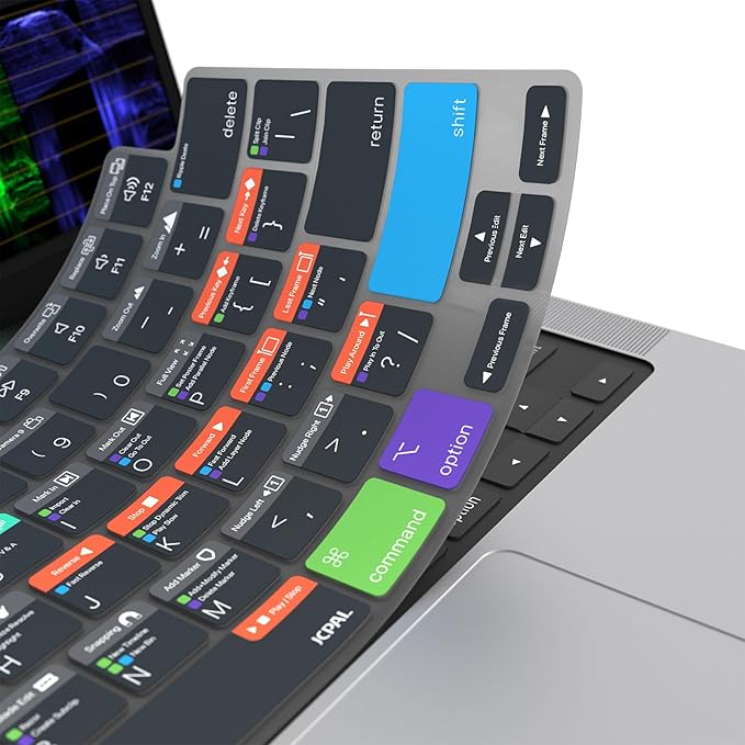 JCPal Davinci Resolve Shortcut Guide Keyboard Cover - Image 6