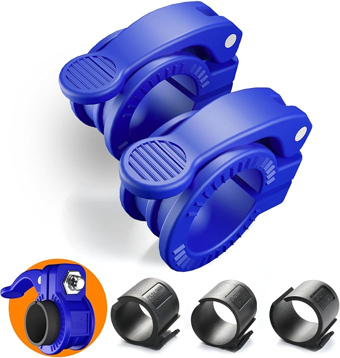 Narrow Barbell Clips 2.5cm Width by ZY-HUAN