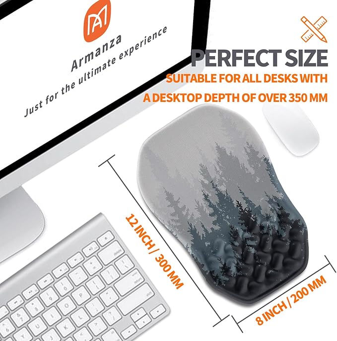 Ergonomic Slope Mouse Pad Wrist Support, Wrist Rest Mousepad - Image 5