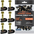 BEST CONNECTIONS Coaxial Cable Clips by BESTCONNECTIONS