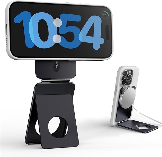 Magnetic Tripod for iPhone, Aluminium Phone Tripod Stand Compatible by 1STIDEA