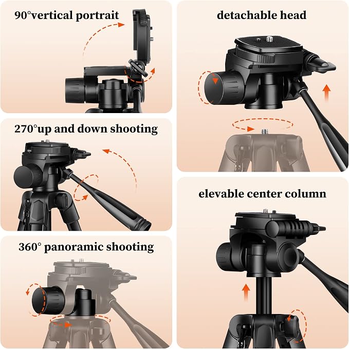 JOILCAN Camera Tripod, Travel Tripods Compatible - Image 7