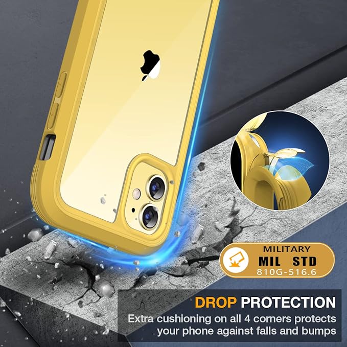 Miracase Glass Series for iPhone 11 Case 6.1 inch, Upgraded Full-Body Rugged - Image 3