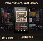 Hi-Res Audio Player, Oilsky 160GB HiFi MP3 Player Bluetooth and WiFi, 4.4mm - Image 8