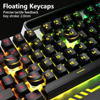 AULA Keyboard, T102 104 Keys Gaming Keyboard and Mouse Combo - Image 5