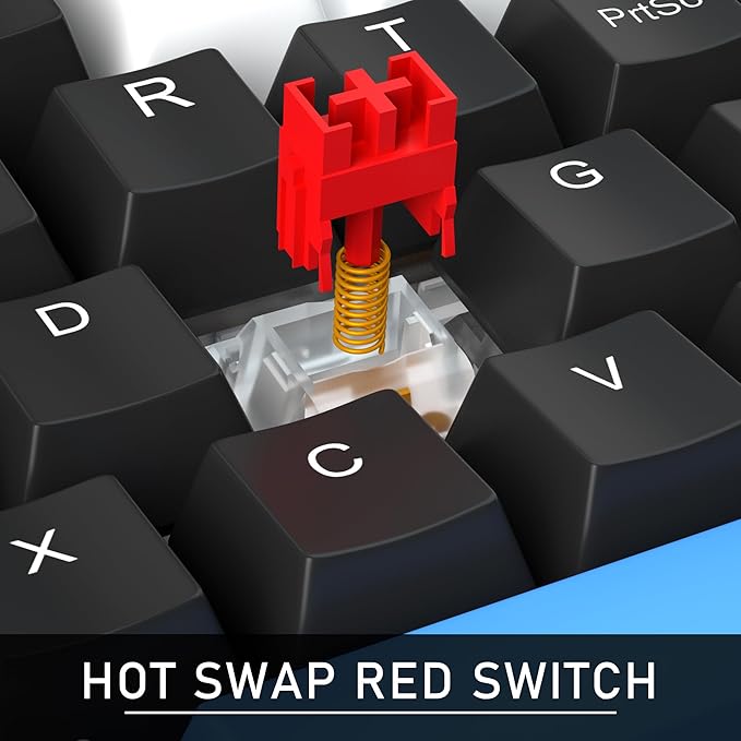 60% Mechanical Gaming Keyboard, Detachable Type-C Cable Mini Keyboard - Image 5