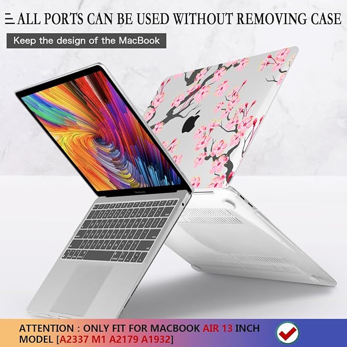 CISSOOK Hard Shell Case for MacBook Air 13 Inch A2337 M1 A1932 A2179 2021 2020 - Image 5