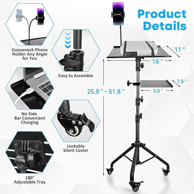 Portable Laptop & Projector Stand - Image 5