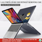 CISSOOK Compatible with MacBook Air 13.6 Inch Case A3240 A3113 A2681, Laptop - Image 5