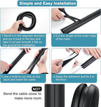 Cord Hider Floor - 3FT White Cord Cover - Image 5