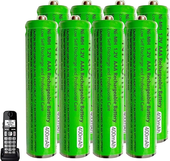 8 Pack Ni-MH AAA Rechargeable Batteries 400mah AAA Ni-MH Rechargeable Batteries by Ni-MHRechargeableAAABattery
