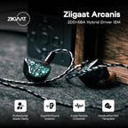 Linsoul ZiiGaat Arcanis in Ear Monitor, Professional 2DD+5BA Hybrid IEM Earphone - Image 2