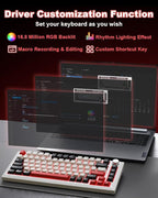 Y75 Wireless Mechanical Keyboard, 75% Hot Swappable Custom Keyboard - Image 8