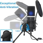 USB Gaming Microphone, Condenser Microphone, Podcast Microphone - Image 4