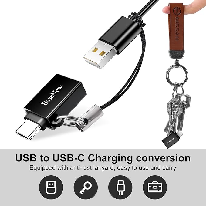 USB C to USB Adapter 6 Pack, USBC to USBA Adapter, Type-C Male USB-A Female OTG - Image 5