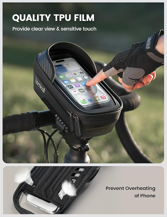 Lamicall 2 Pack Bike Frame Bag Waterproof - Image 5