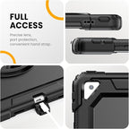 Timecity for iPad Air 3/ Pro 10.5 Inch Case, 360° Rotating Stand, Pencil Holder - Image 9