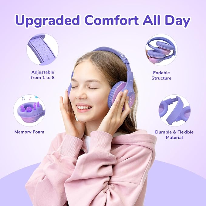 EarFun K4 Kids Bluetooth Headphones, Wireless Headphones - Image 5