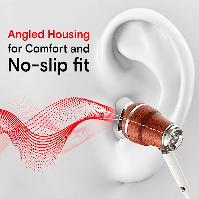Symphonized Wired Earbuds with Microphone 3.5mm — Noise Isolating Headphones - Image 3