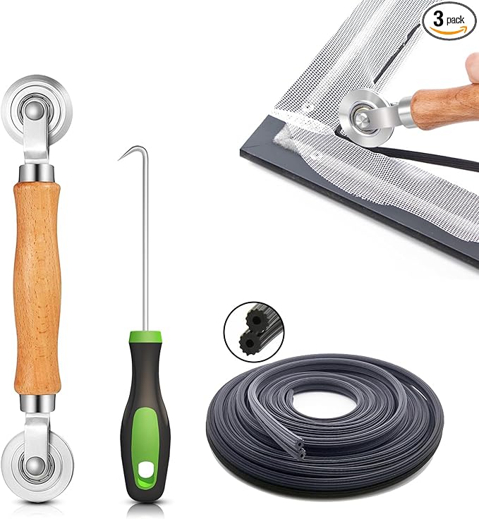 Screen Repair Kit/Tool, King&Charles Screen Roller Tool, Steel Roller by King%26Charles