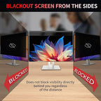 Magnetic 24 Inch Computer Privacy Screen Filter, Aluminum Alloy Hanging Privacy - Image 6