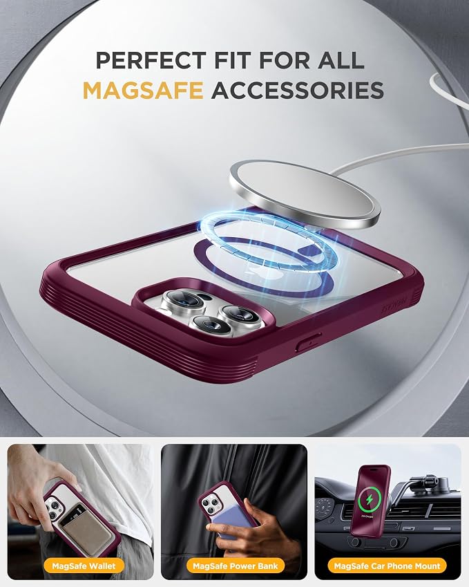 Miracase Magnetic for iPhone 12 Pro Max Case Full-Body Phone case - Image 5