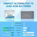 Redodo 12V 100Ah Smart Mini Bluetooth LiFePO4 Battery, Smallest Lithium - Image 6