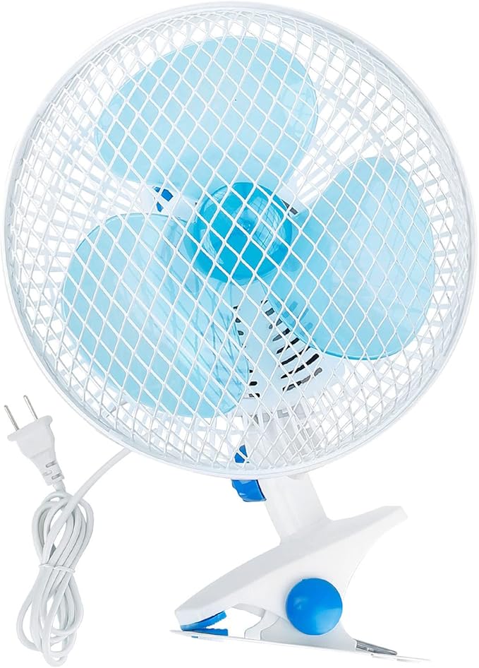 8-Inch Clip on Fan, 2 Speed Convertible Desk Fan by KOCASO