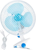 8-Inch Clip on Fan, 2 Speed Convertible Desk Fan by KOCASO
