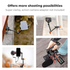 K&F CONCEPT 9.8" Magic Arm, 1/4" Screw Camera Mount Arm 360° Ball Heads - Image 7