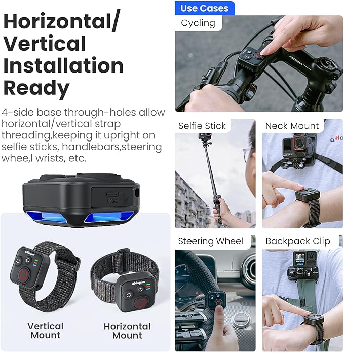 YDW Bluetooth Remote Control for INSTA360 X5 X4 X3 X2/Ace Pro2/Ace Pro/Ace/GO - Image 5