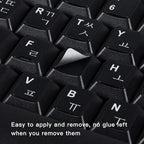 2PCS Korean Keyboard Stickers, Korean-English Keyboard Letters Replacement - Image 4