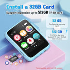 32GB MP3 Player for Kids, Simple & Portable Tiny Travel Music Player Non WiFi - Image 3
