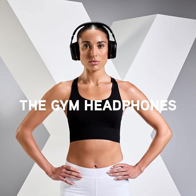 BlueAnt Pump X - The Gym Headphones | White/Gold | Sports Headphones | - Image 3