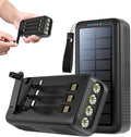 Solar Charger Power Bank 63200mAh, Portable Charger by boogostore