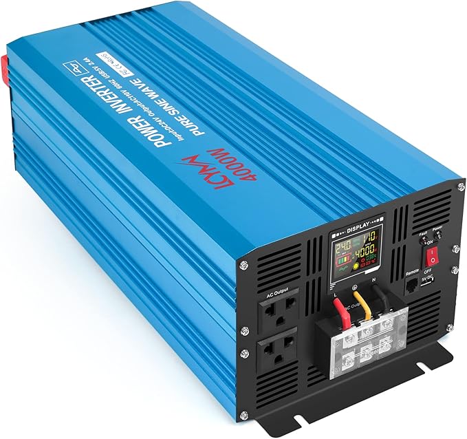4000 Watt Pure Sine Wave Power Inverter DC 24V to 110/120V AC - Image 8